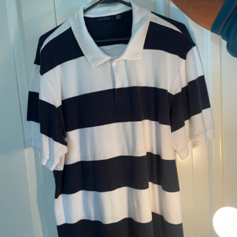 Club Room  Navy/White Stripe XXL